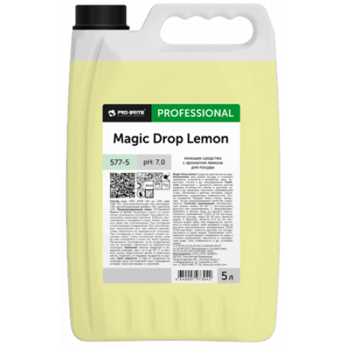 Magic Drop Lemon 5л Моющее средство с ароматом лимона для посуды