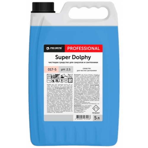Super Dolphy 5 л чистящее средство для санузлов и сантехники